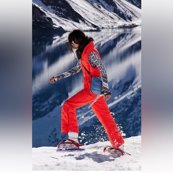 Free People Movement Pippa Packable Puffer Suit Quilted Zipper Front One Piece - Picture 2 of 7